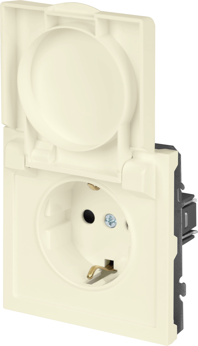 Розетка ЭРА Galaxy 15-2103-02 2P+E Schuko 16А-250В IP20 / Б0070661 (слоновая кость) — фото 4