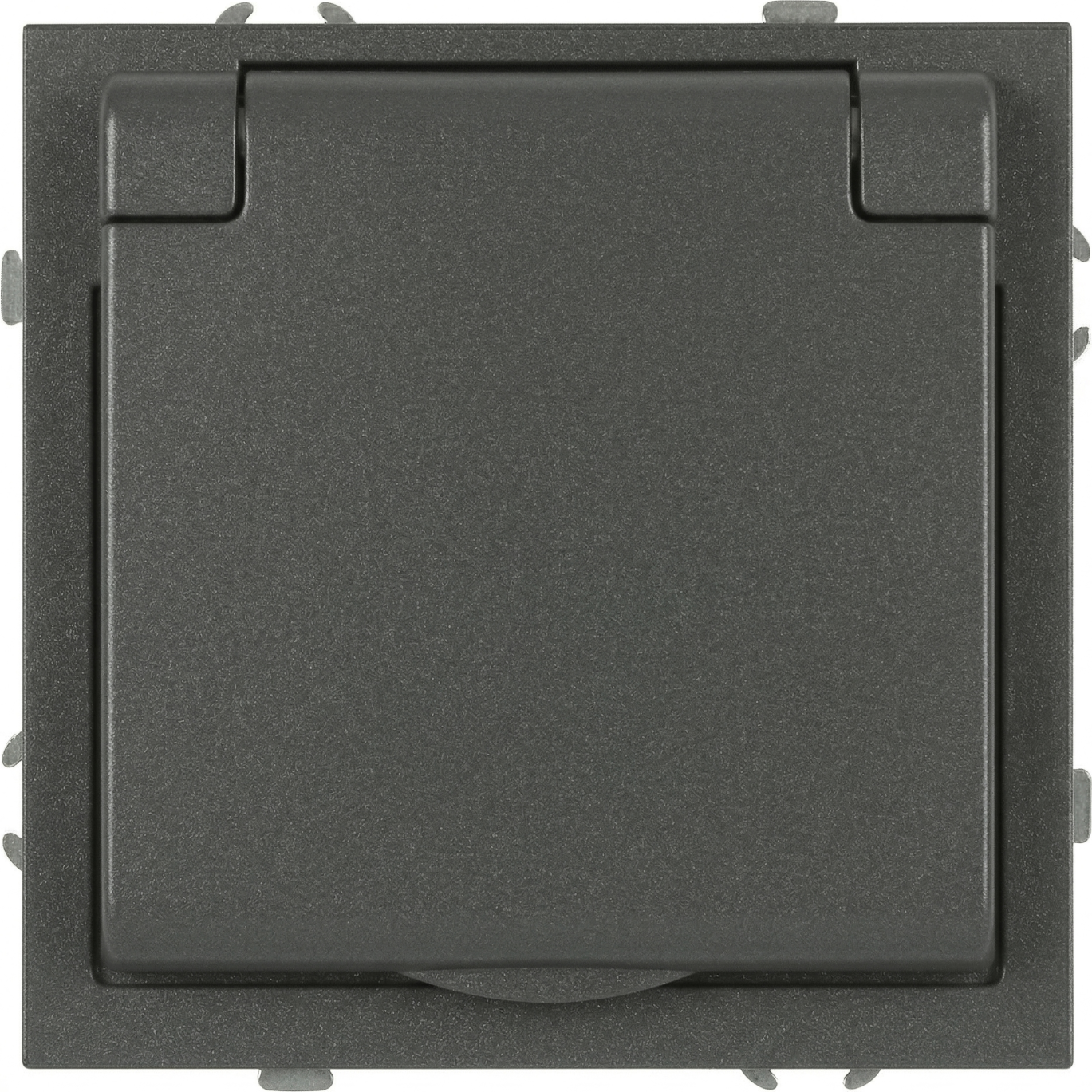 Розетка ЭРА Galaxy 15-2103-06 2P+E Schuko 16А-250В IP20 / Б0070668 (графит)