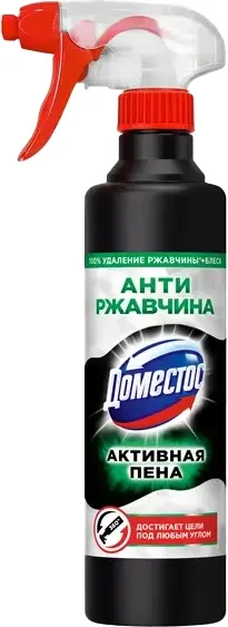 Чистящее средство для ванной комнаты Доместос Пена Антиржавчина (450мл)