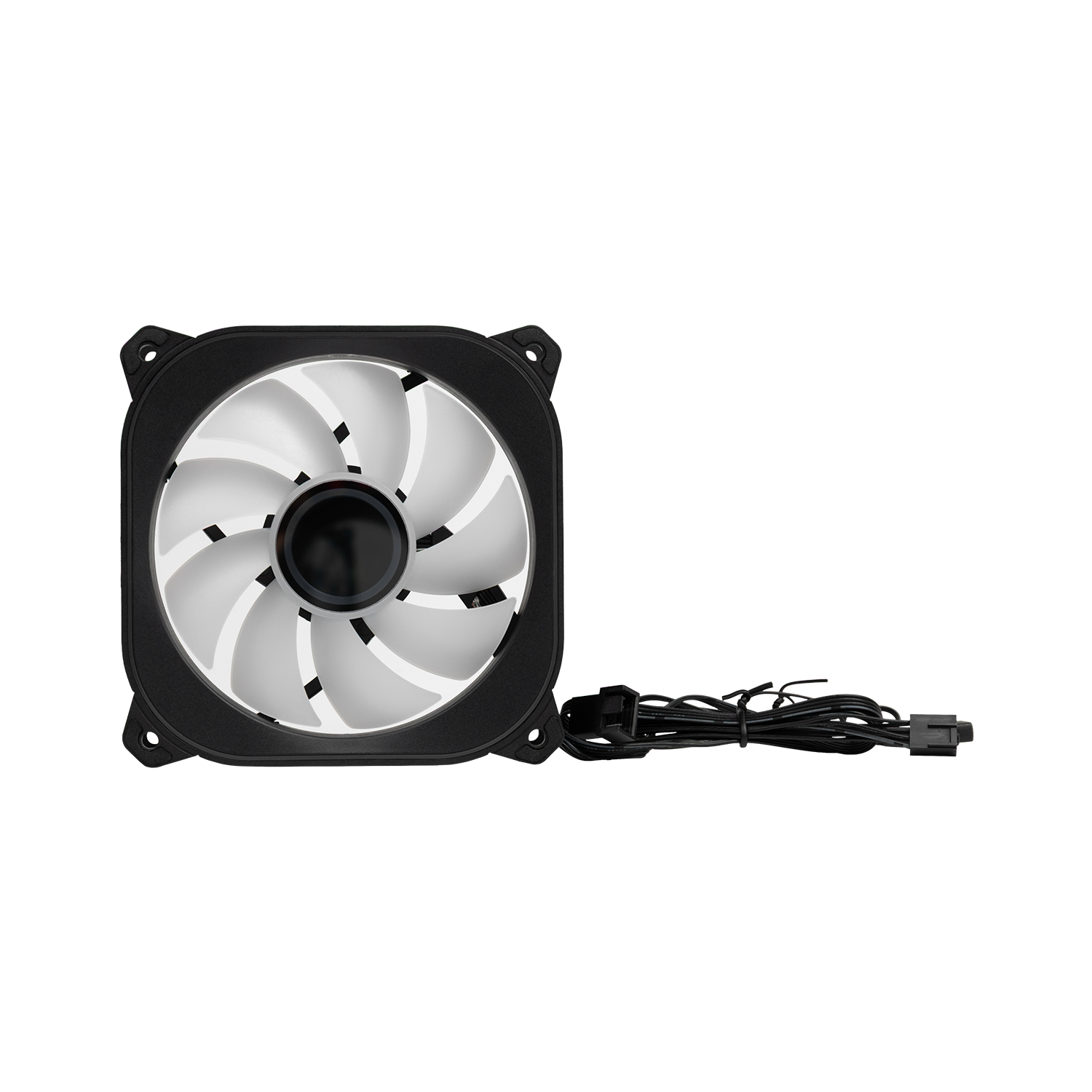 Вентилятор для корпуса Zone 51 Nebula 120CT 4pin PWM ARGB / Z51-FAN-N2ACBK (черный) — фото 6