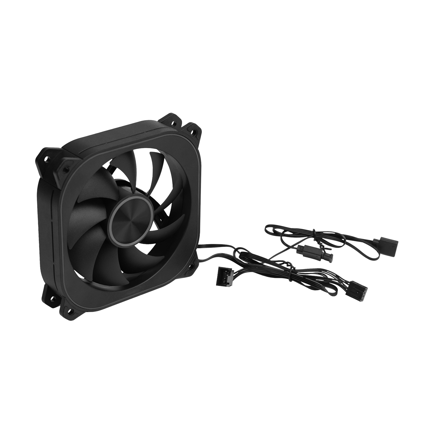 Вентилятор для корпуса Zone 51 Nebula 120LL 4pin PWM ARGB / Z51-FAN-N2ALLBK (черный) — фото 6