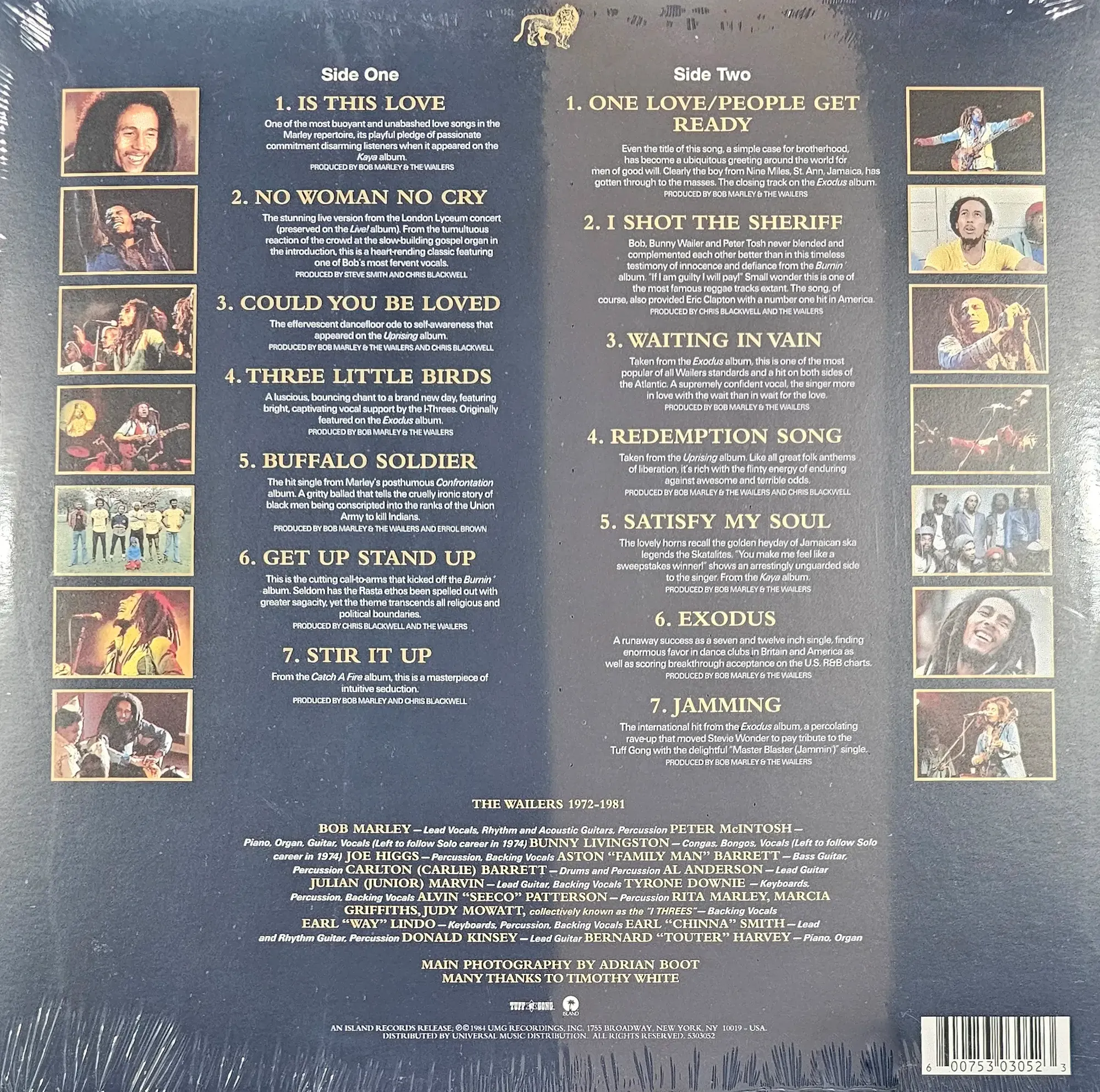 Виниловая пластинка Island Records Bob Marley - Legend - The Best Of Bob Marley & The Wailers — фото 3