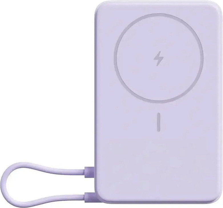 Портативное зарядное устройство Xiaomi Magnetic Power Bank 10000mAh / BHR08PAGL (фиолетовый) — фото 5