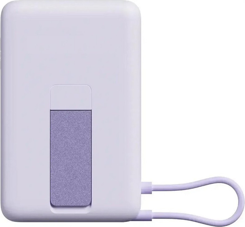 Портативное зарядное устройство Xiaomi Magnetic Power Bank 10000mAh / BHR08PAGL (фиолетовый) — фото 4