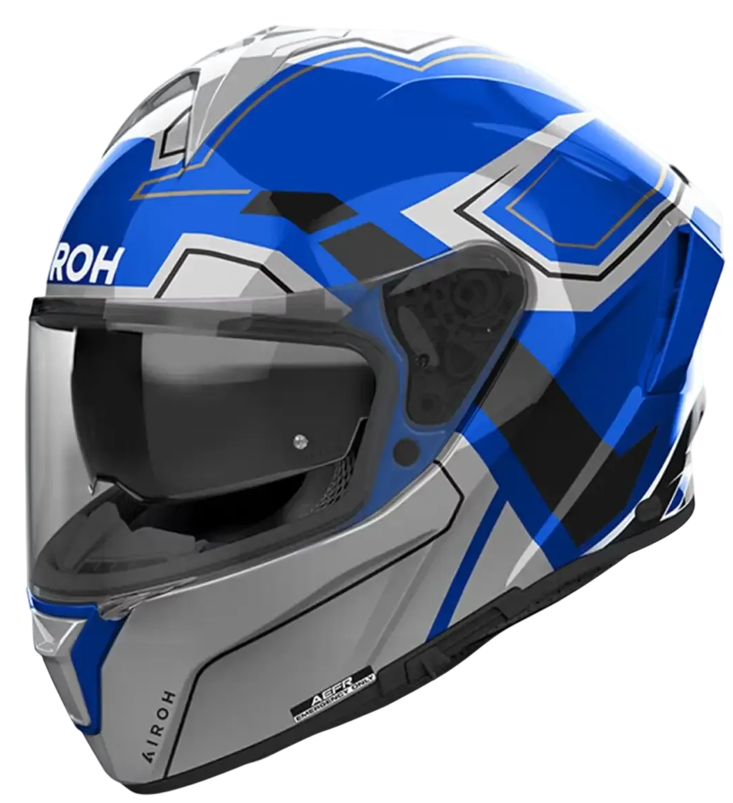 Мотошлем Airoh Spark 2 Dart SP2D19-M (M, синий глянец)