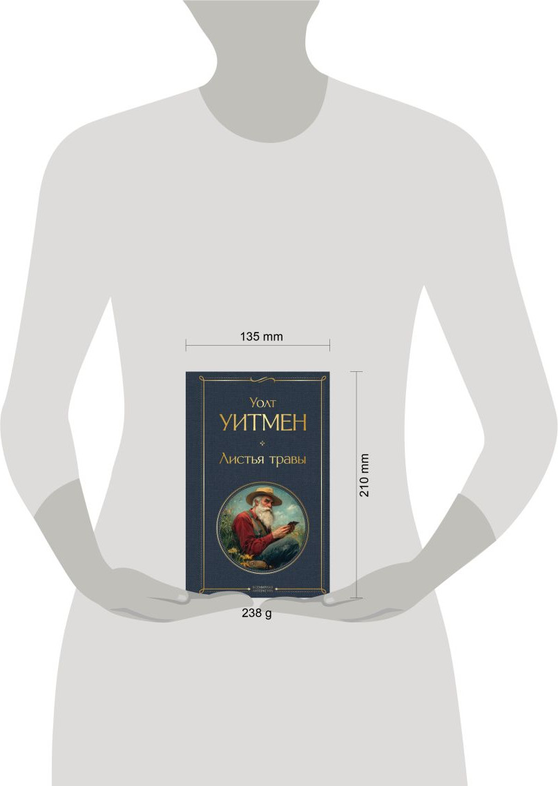 Художественная книга Эксмо Листья травы (Уитмен У. 9785042296383) — фото 4