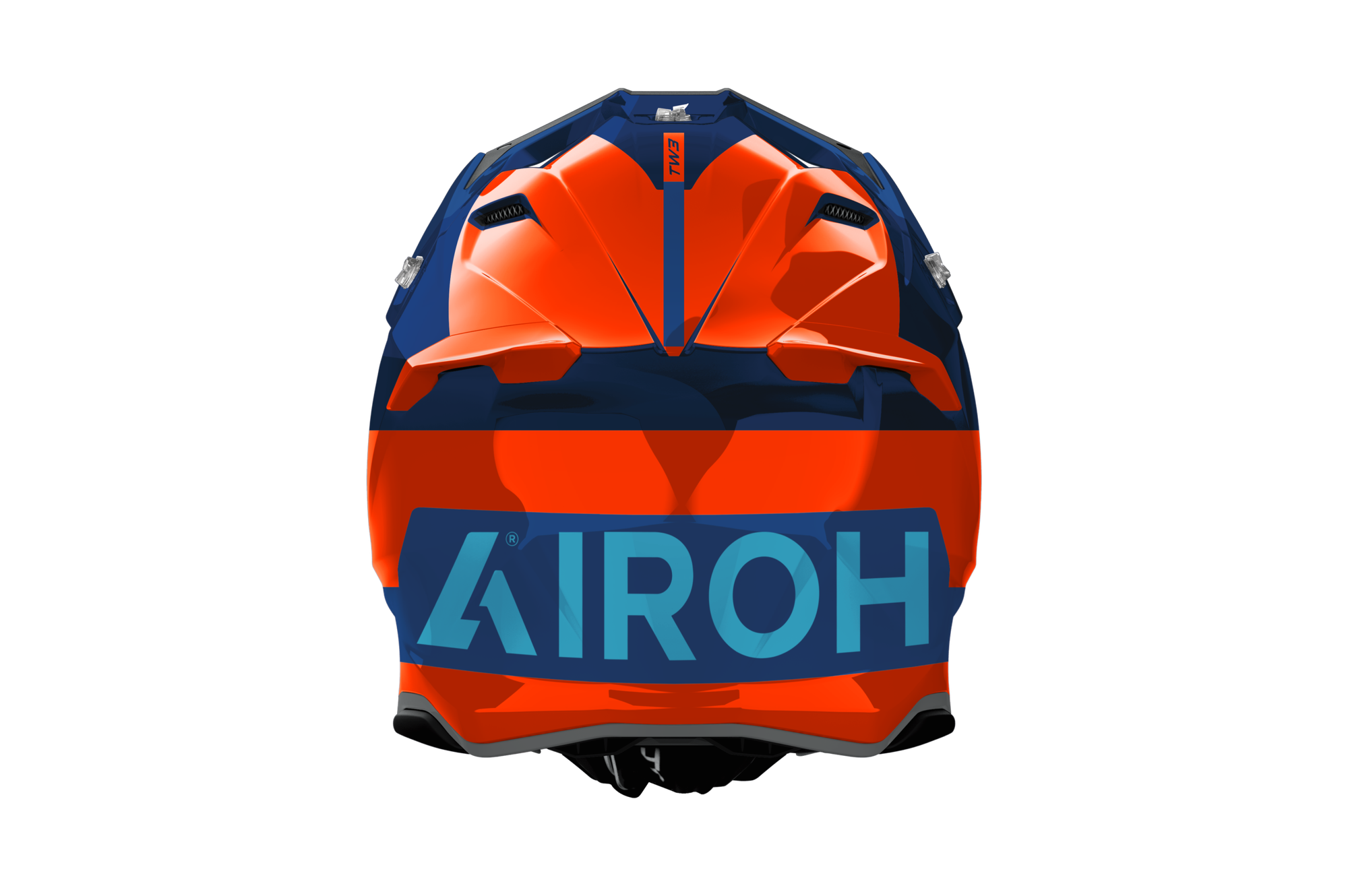 Мотошлем Airoh Twist 3 Fancy TW3F18-XXL (XXL, оранжевый/синий глянец) — фото 3