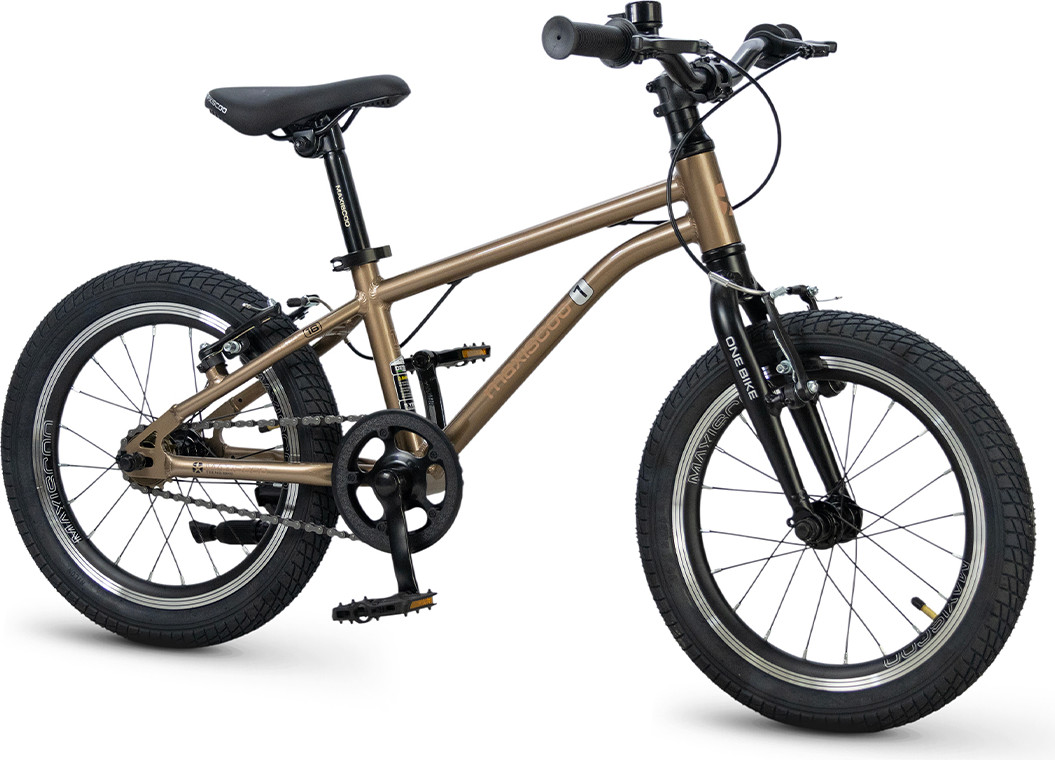 Детский велосипед Maxiscoo 1BIKE 16 2026 / MSC-M1-1652 (бронзовый матовый) — фото 2