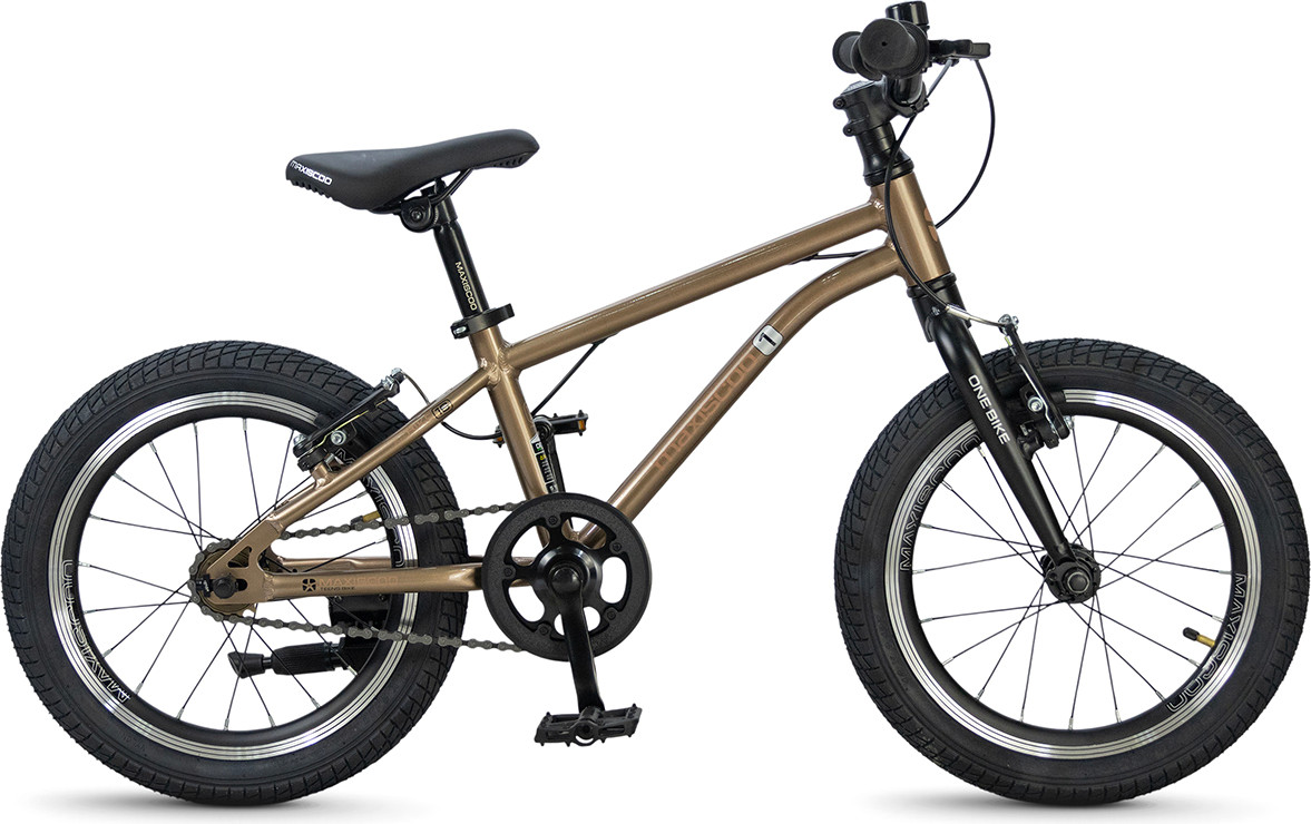 Детский велосипед Maxiscoo 1BIKE 16 2026 / MSC-M1-1652 (бронзовый матовый)