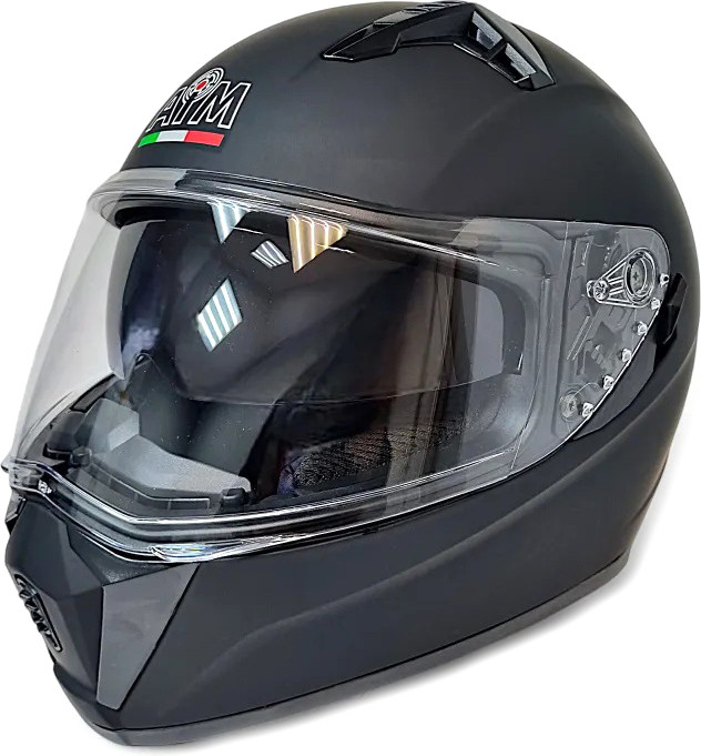 Мотошлем AiM JK320 / 320-008-XXL (XXL, черный матовый)