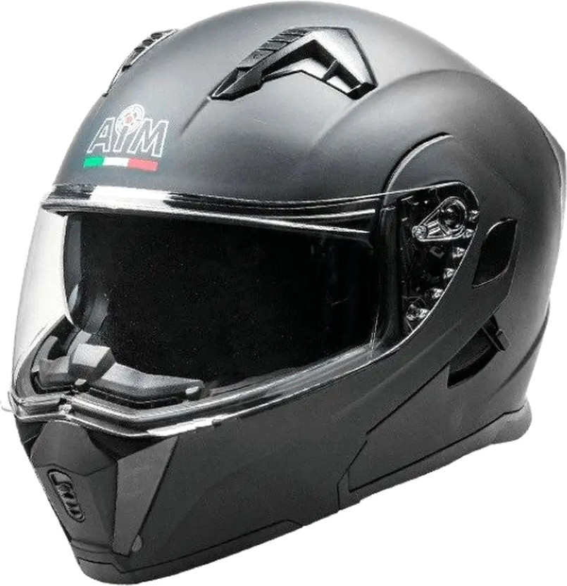 Мотошлем AiM JK906 / 906-008-XXL (XXL, черный матовый)