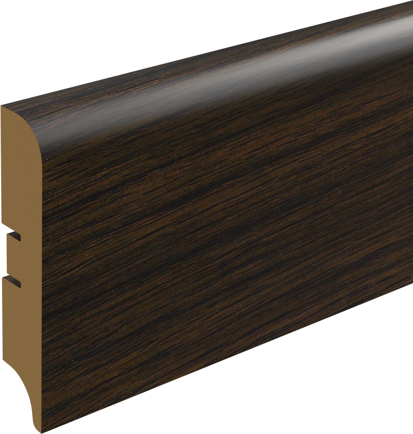 Плинтус Smartprofile Premium 80М (американский орех, 80x16x2400мм)