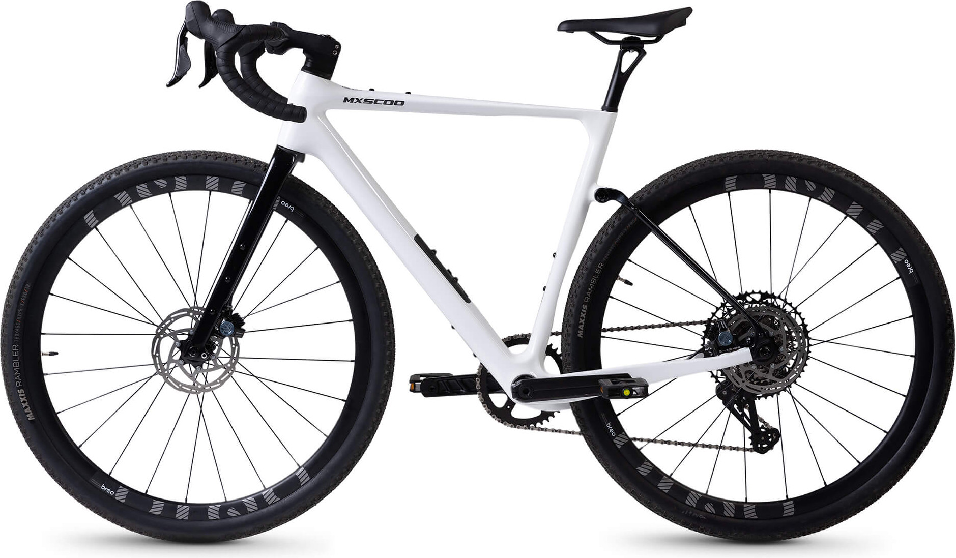 Велосипед Maxiscoo Gravel 9BIKE Ultra 700C GL950 2026 / MSC-G9U-2901-55 (белый) — фото 3