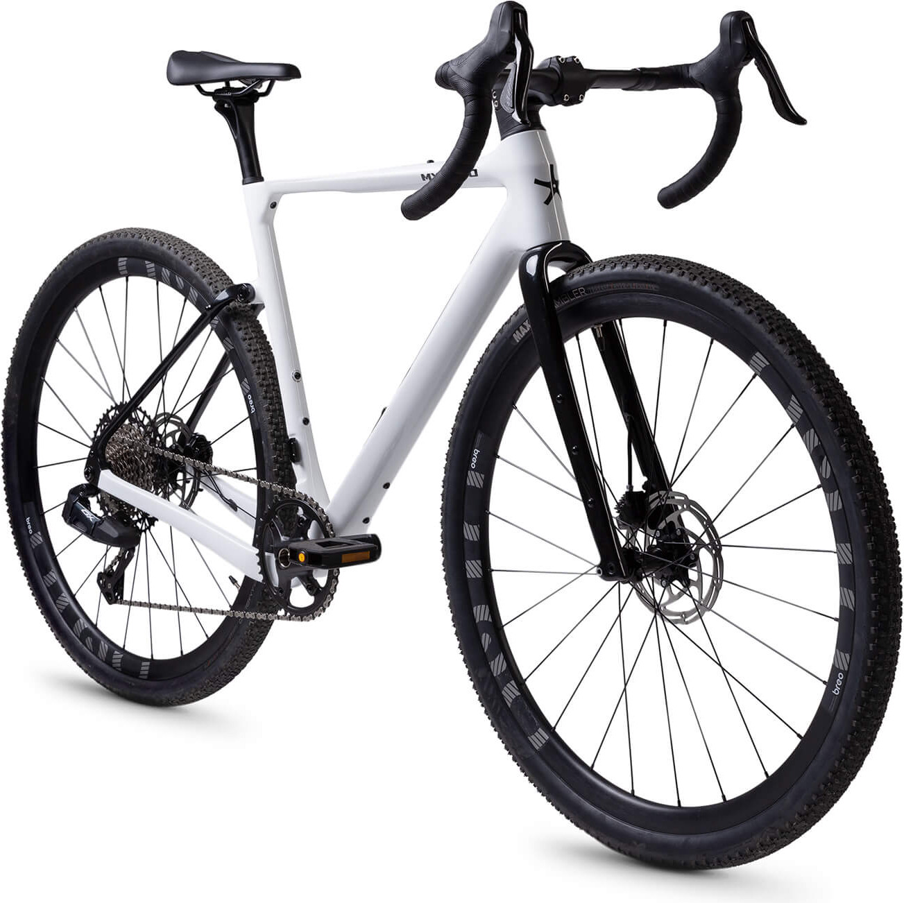 Велосипед Maxiscoo Gravel 9BIKE Ultra 700C GL950 2026 / MSC-G9U-2901-55 (белый) — фото 2