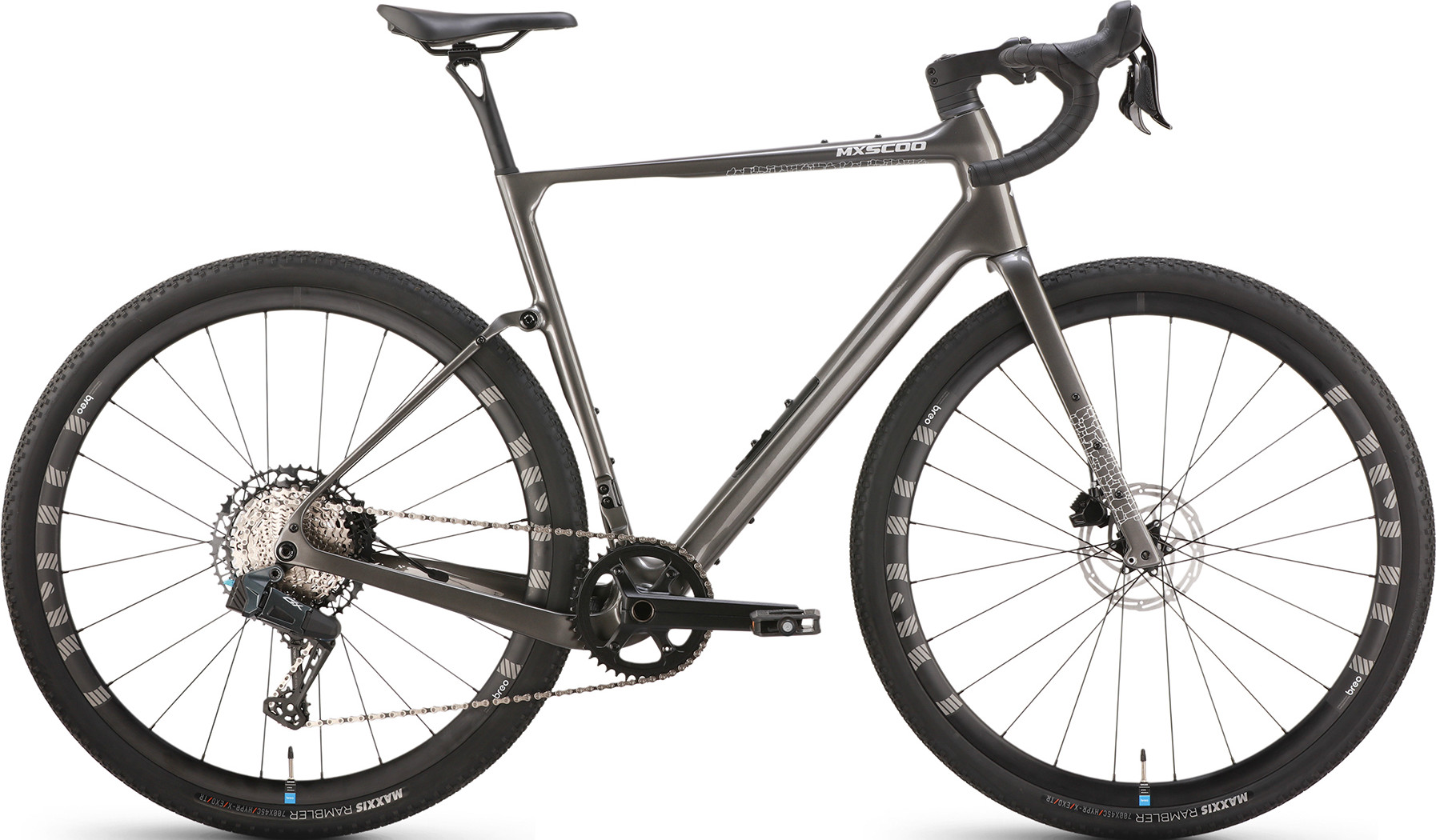 Велосипед Maxiscoo Gravel 9BIKE Ultra 700C GL950 2026 / MSC-G9U-2902-52 (серый, разобранный, в коробке)