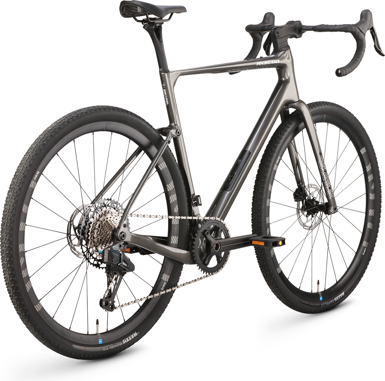 Велосипед Maxiscoo Gravel 9BIKE Ultra 700C GL950 2026 / MSC-G9U-2902-52 (серый, разобранный, в коробке) — фото 4