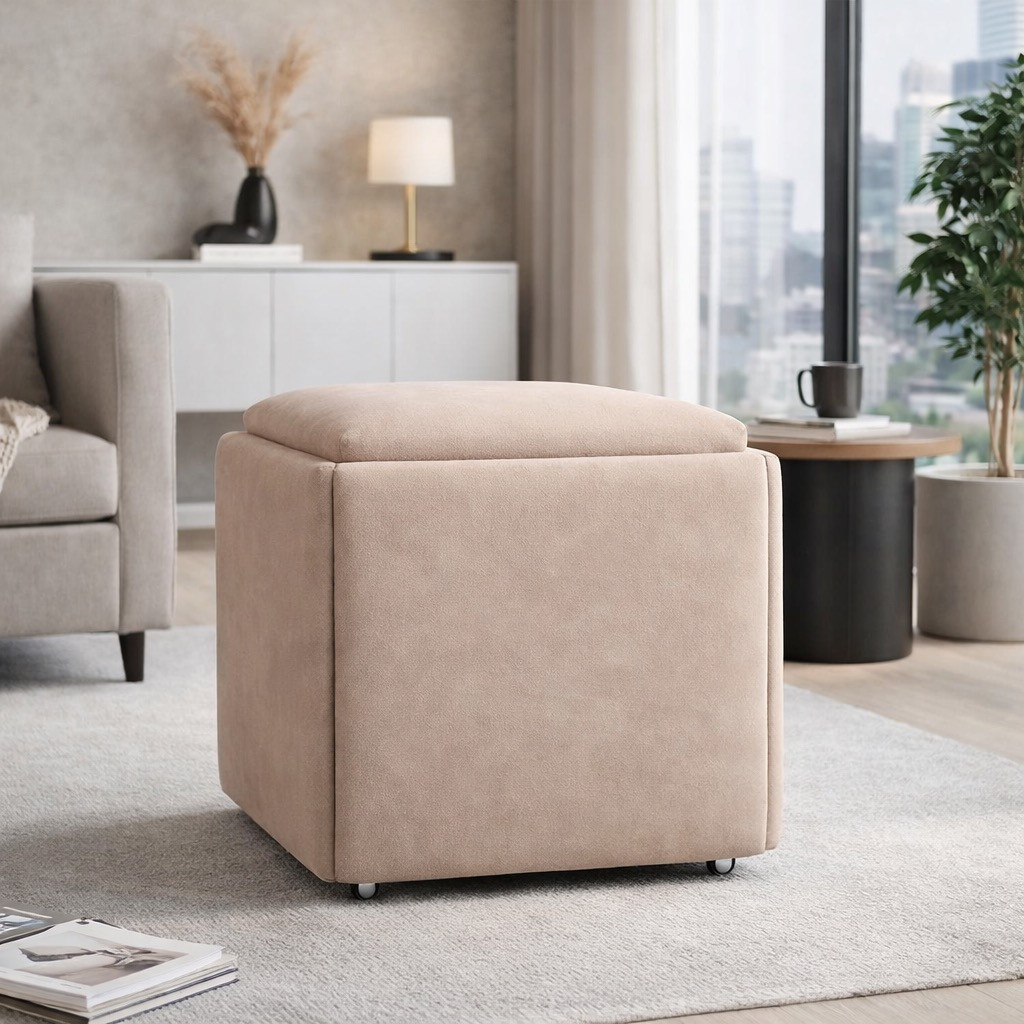 Пуф-трансформер Макс Стайл Bloom Simple 42 (бежевый) — фото 5