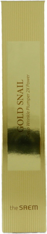 Сыворотка для лица The Saem Gold Snail Deep Wrinkle Plumper 2X Power (10мл)