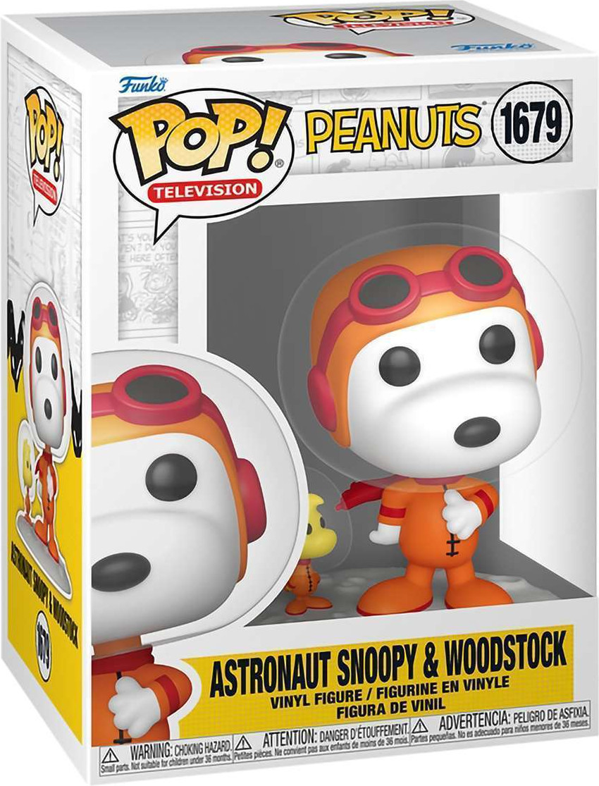 Фигурка коллекционная Funko POP! TV. Peanuts S7. Astronaut Snoopy & Woodstock / Fun83507 — фото 2