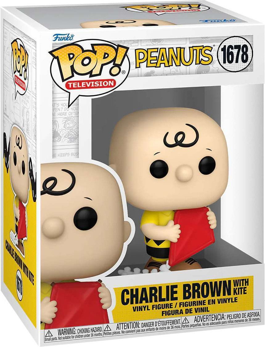 Фигурка коллекционная Funko POP! TV. Peanuts S7. Charlie Brown w/Kite / Fun83506 — фото 2