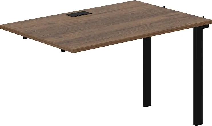 Стол модульный Norden 120х80х75 / SG.263.DM.63.BL (черный/дуб модена)