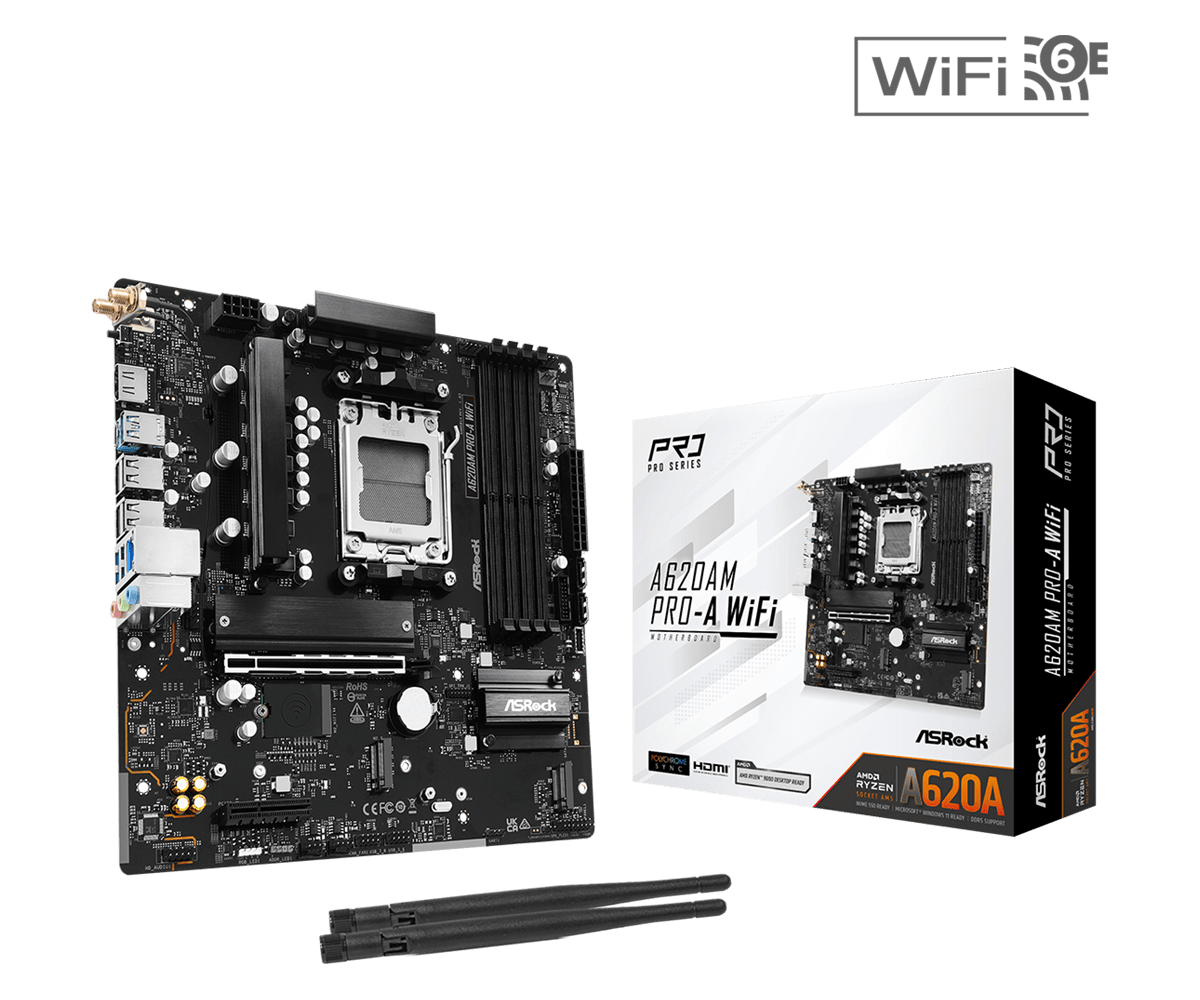 Материнская плата AsRock A620AM Pro A WiFi — фото 5