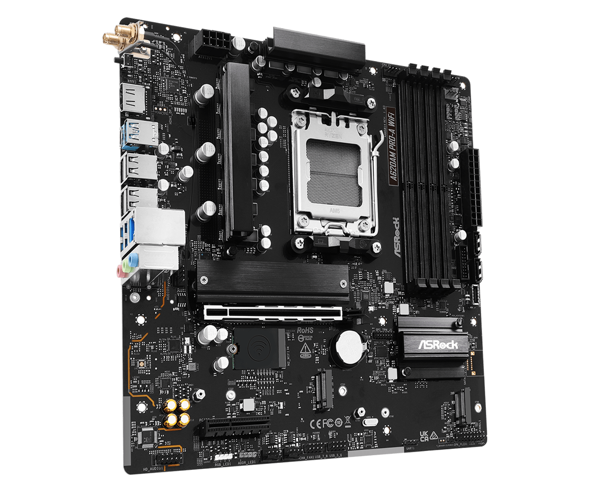 Материнская плата AsRock A620AM Pro A WiFi — фото 3