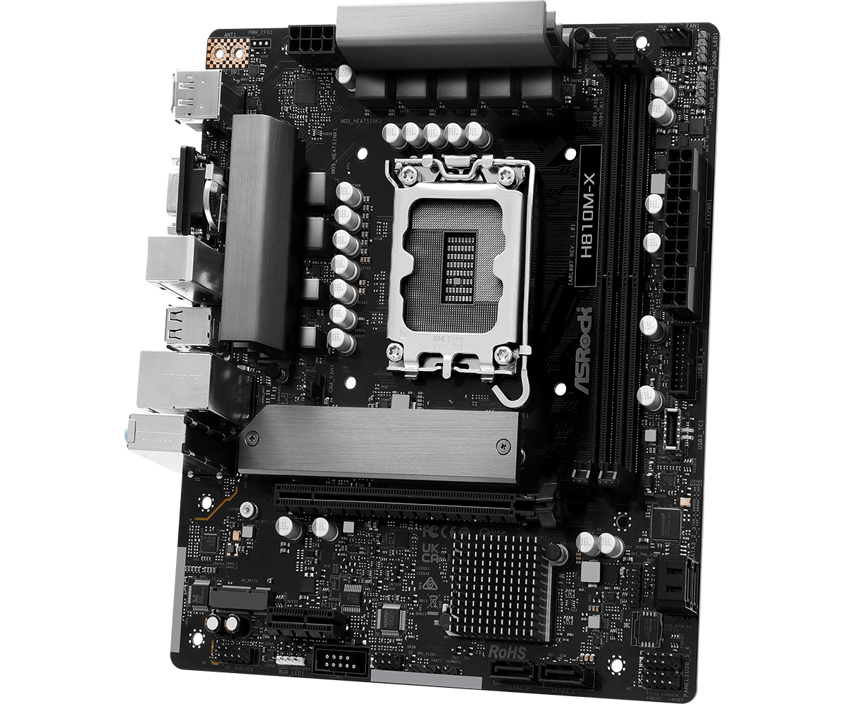 Материнская плата AsRock H810M-X — фото 2
