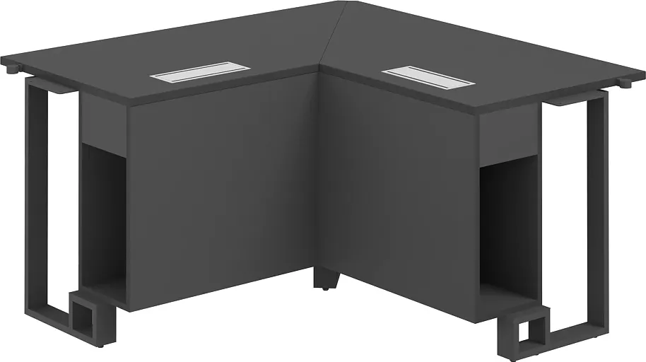 Комплект столов модульных Norden 120х120х75 / SP.0115.AN.AN.AN (антрацит/антрацит/антрацит/серый)