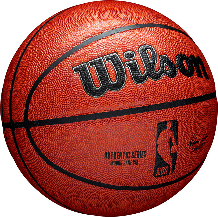 Баскетбольный мяч Wilson NBA Authentic Indoor Comp WTB7100XB07 (размер 7) — фото 3