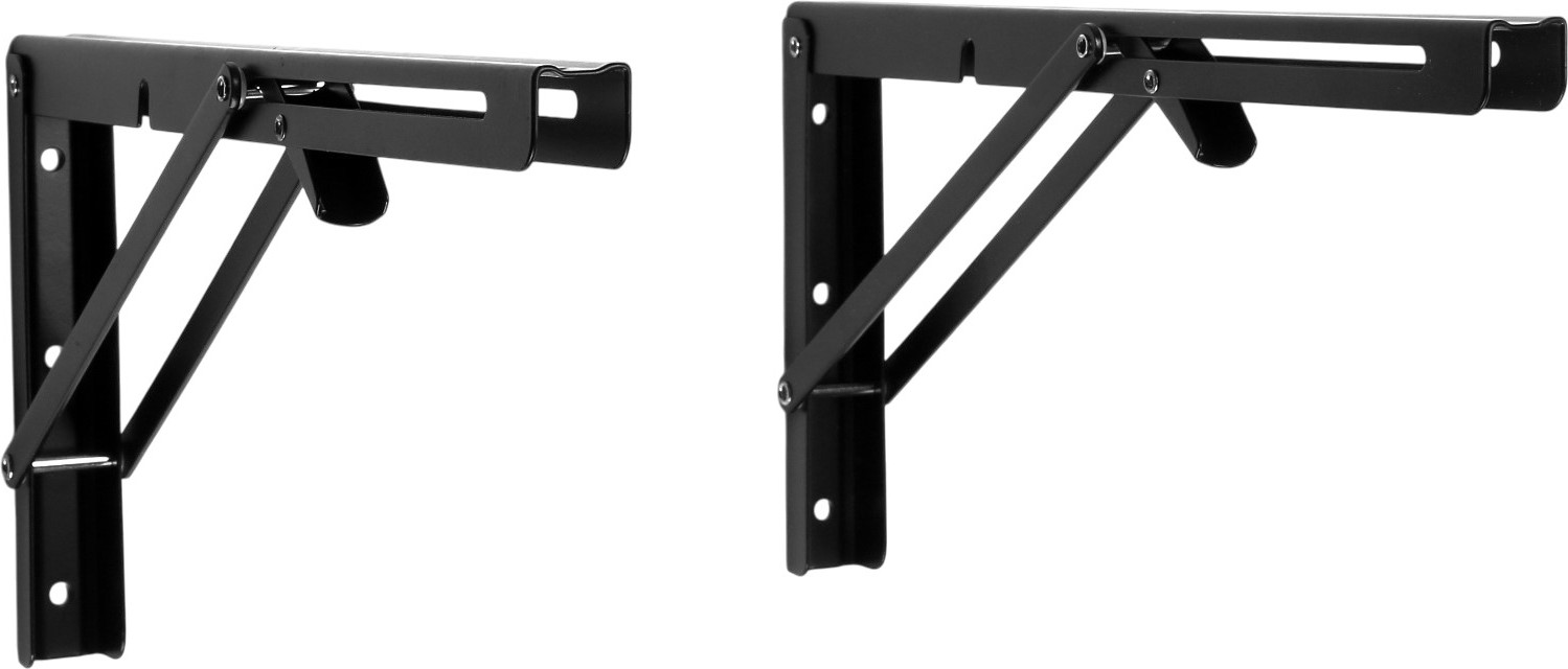 Комплект полкодержателей Tundra 9703746 (2шт, черный)