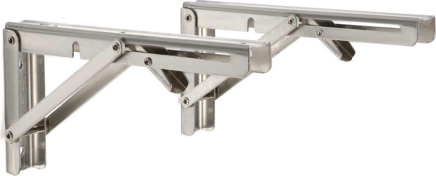 Комплект полкодержателей Tundra 9302175 (2шт, нержавеющая сталь) — фото 2