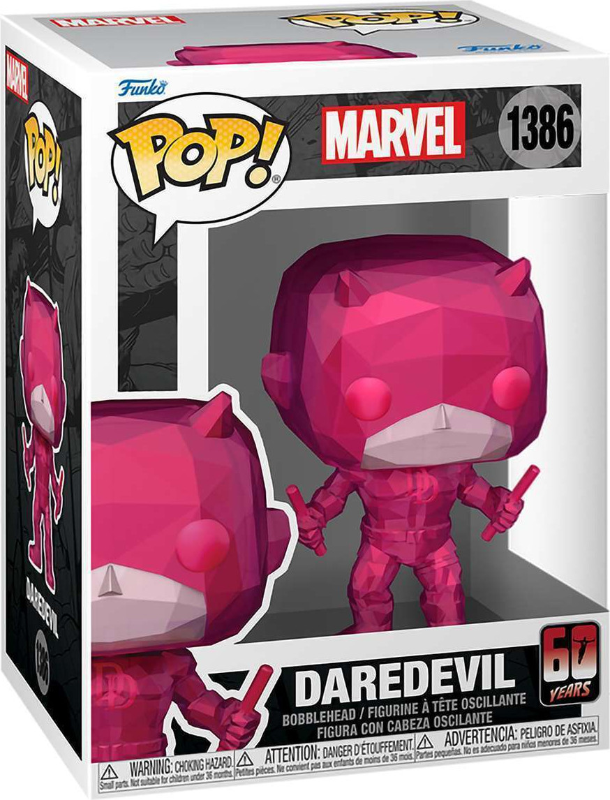 Фигурка коллекционная Funko POP! Bobble. Marvel Daredevil 60th. Daredevil Facet / Fun81049 — фото 2