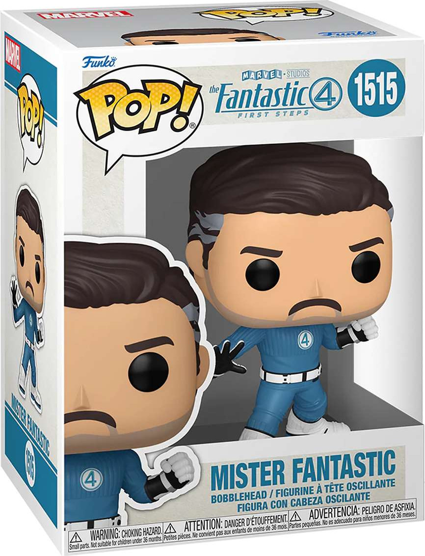 Фигурка коллекционная Funko POP! Bobble Marvel Fantastic Four FF Mister Fantastic / Fun83584 — фото 2