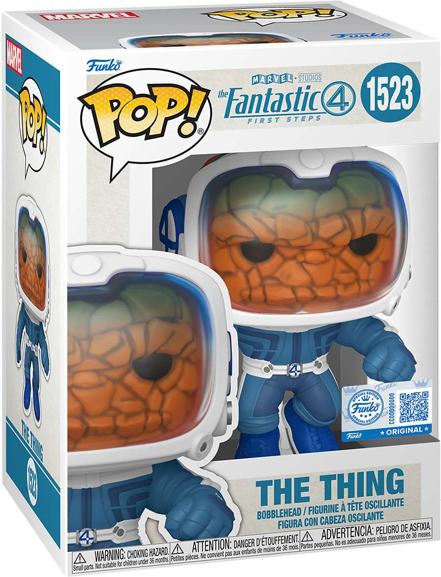 Фигурка коллекционная Funko POP! Bobble Marvel. Fantastic Four FF. The Thing Exc / Fun85360 — фото 2