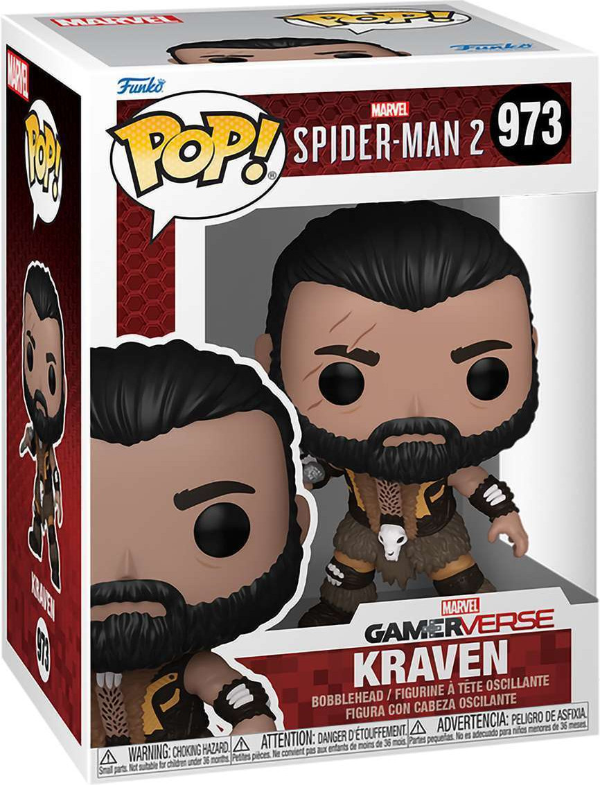 Фигурка коллекционная Funko POP! Bobble Marvel Games. Spider-Man 2. Kraven / Fun76111 — фото 2