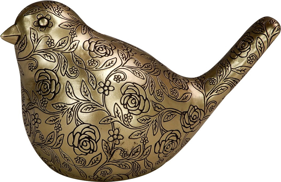 Статуэтка Gipfel Golden Bird 43588 (золото/черный)