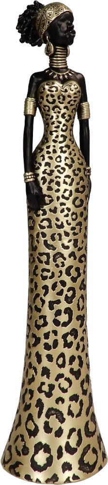 Статуэтка Gipfel Black Lady 43589 (золото/черный)