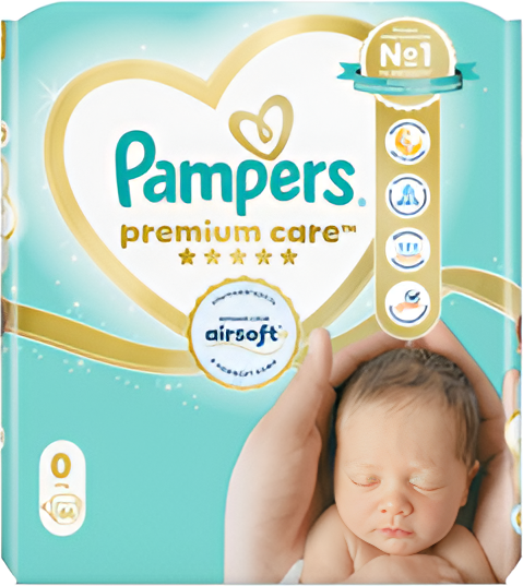 Подгузники детские Pampers Care 0 Newborn от 0 до 3кг (66шт)