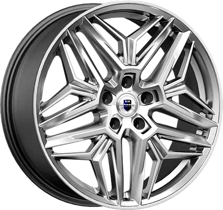 Литой диск K&K Колумб 19x7" 5x112мм DIA 66.6мм ET 34мм Дарк платинум