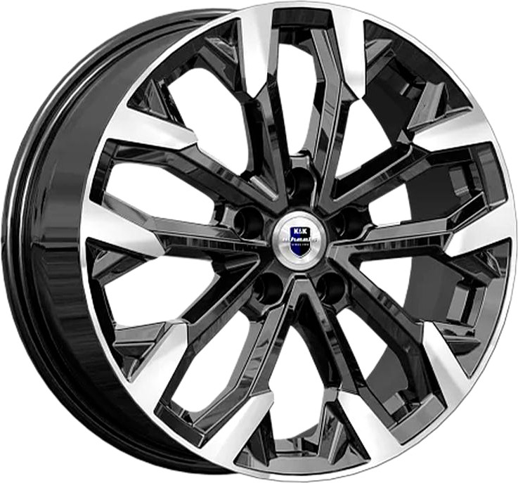 Литой диск K&K Морейн 17x6.5" 5x112мм DIA 66.6мм ET 49мм Алмаз черный