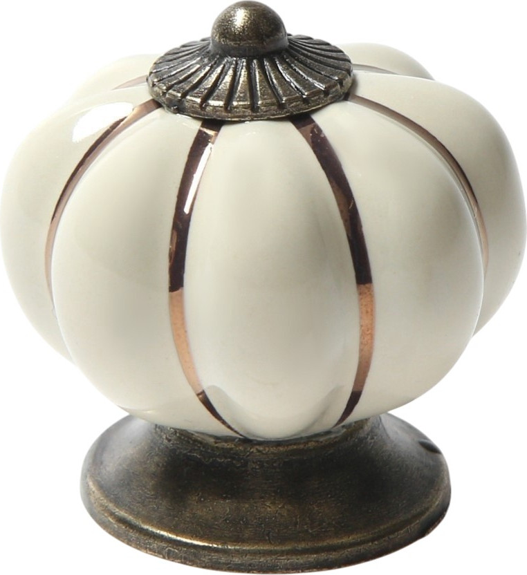 Ручка для мебели Tundra Peony Ceramics 001 / 4320358 (бежевый)