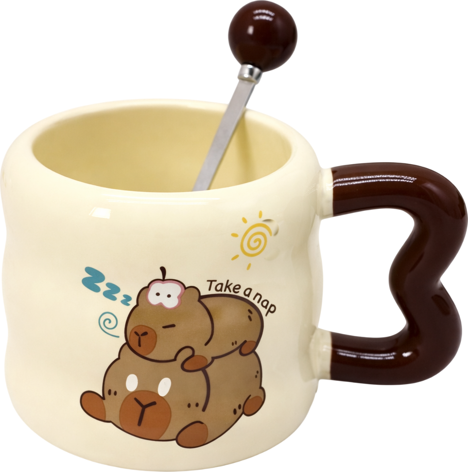 Кружка ILikeGift Капи дремлет / BSL-225-1-03