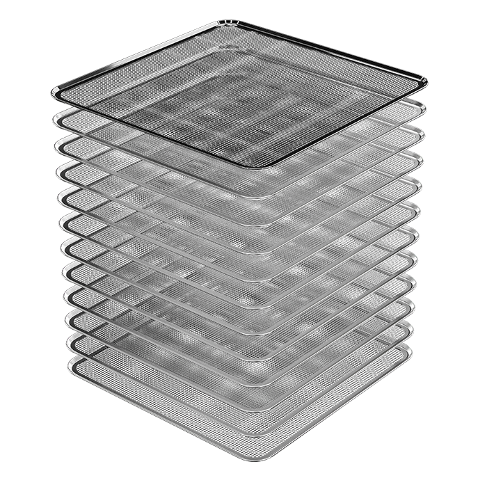 Сушильный шкаф для овощей и фруктов Meyvel MDH12-1S (Inox) — фото 3