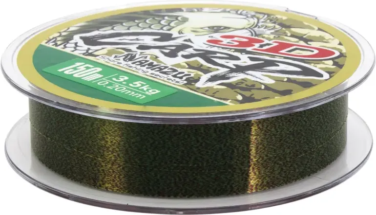 Леска монофильная Namazu 3D Carp d-0.20мм test-3.5кг 3D Camo / N3DC150-0.20 (150м) — фото 2