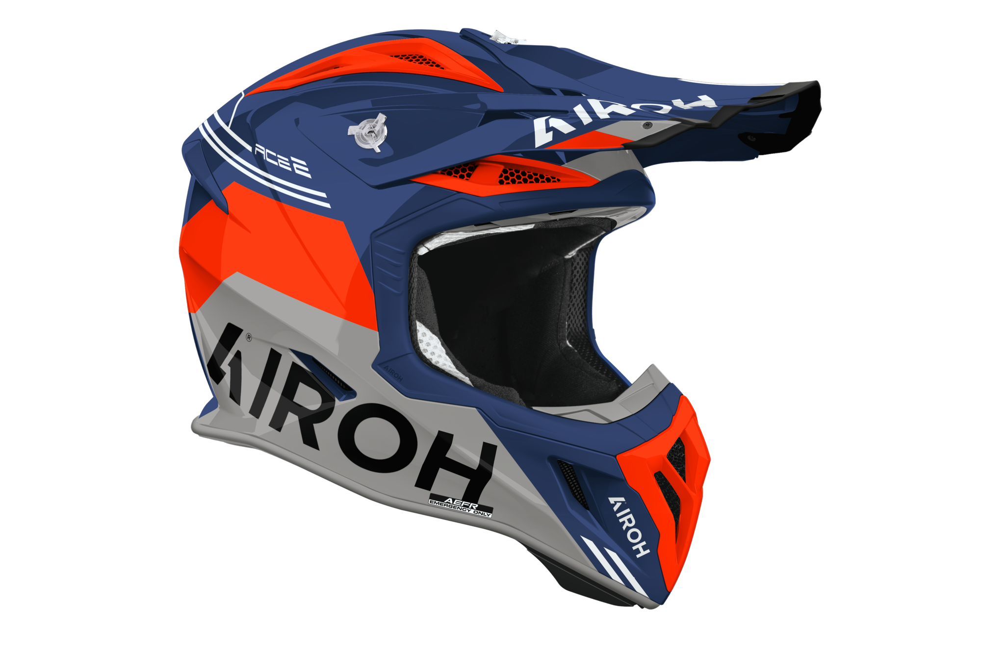 Мотошлем Airoh Aviator Ace 2 Fury AV22F82-XL (XL, лазурный глянец) — фото 2