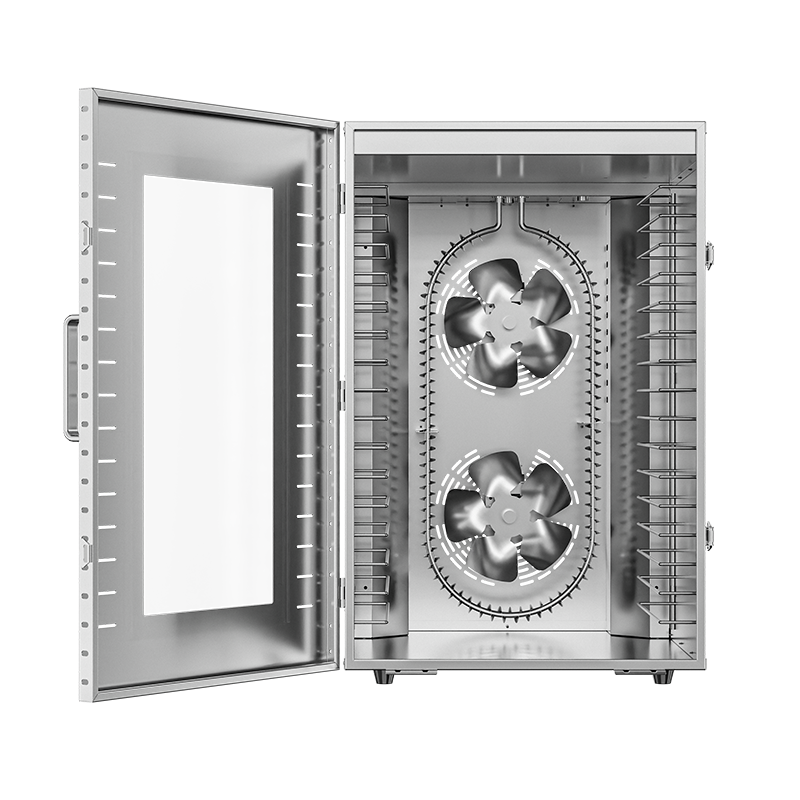 Сушильный шкаф для овощей и фруктов Meyvel MDH16-1S (Inox) — фото 3