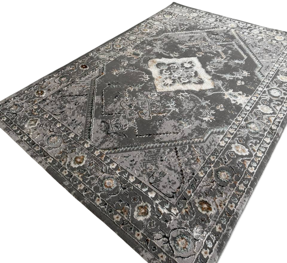 Ковер LAXMI Athena 0172 прямоугольник (1.6x3, Grey/Light Blue)