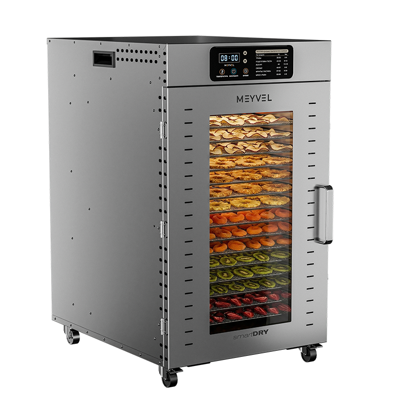 Сушильный шкаф для овощей и фруктов Meyvel MDH18-1S (Inox) — фото 2