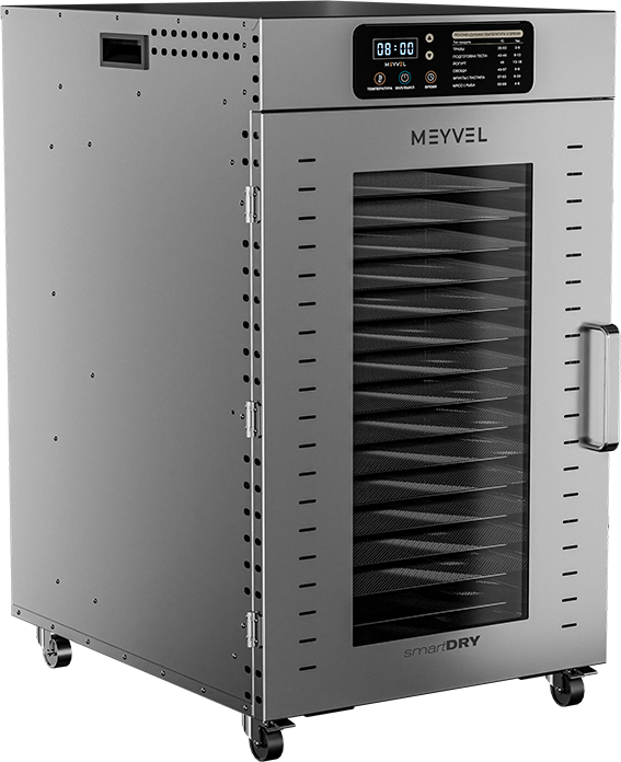 Сушильный шкаф для овощей и фруктов Meyvel MDH18-1S (Inox)